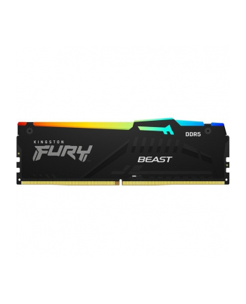 kingston Pamięć DDR5 Fury Beast Black RGB  32GB(1*32GB)/6000  CL36 EXPO