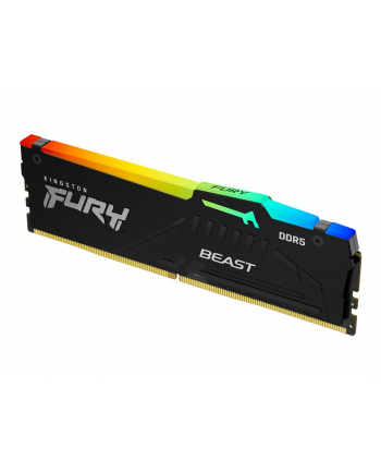 kingston Pamięć DDR5 Fury Beast Black RGB  32GB(1*32GB)/6000  CL36 EXPO