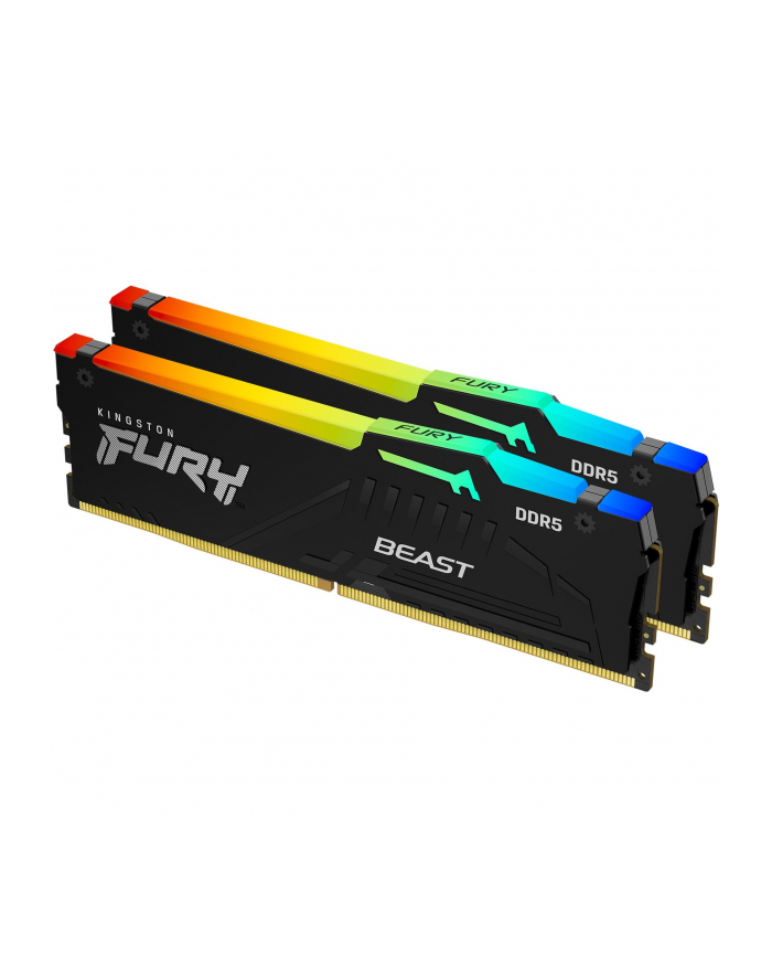 kingston Pamięć DDR5 Fury Beast Black RGB  64GB(2*32GB)/6000  CL36 EXPO główny