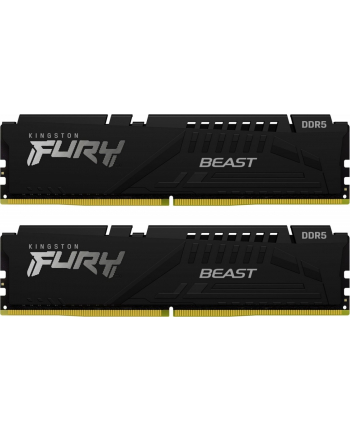 kingston Pamięć DDR5 Fury Beast Black  64GB(2*32GB)/6000  CL40