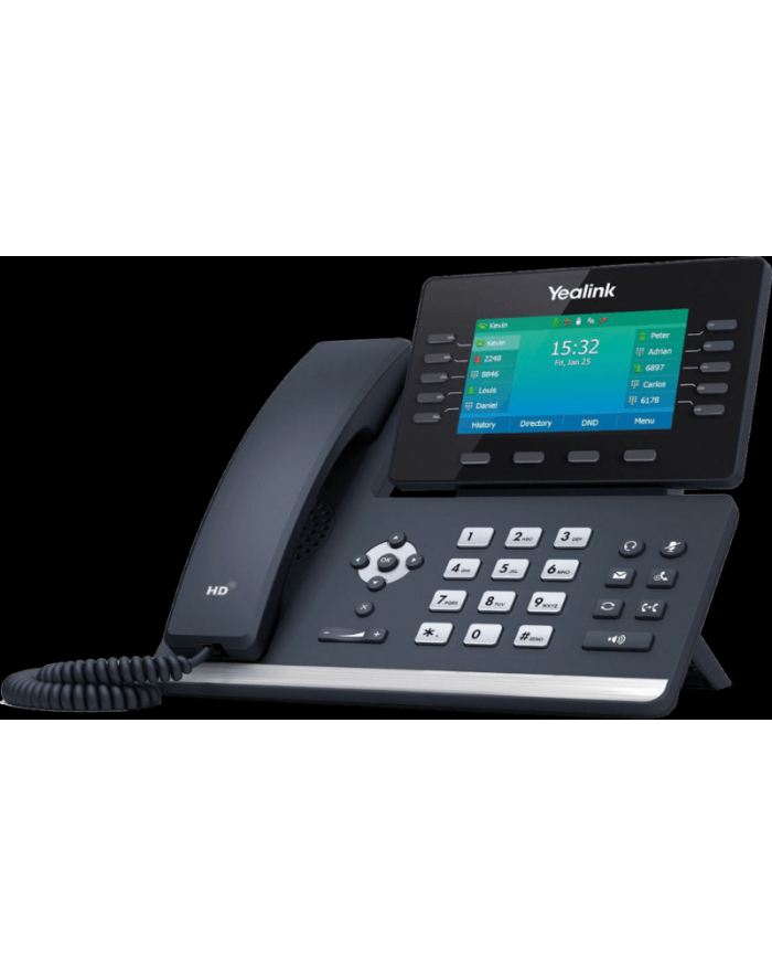 Yealink SIP-T54W, VoIP phone (Kolor: CZARNY) główny