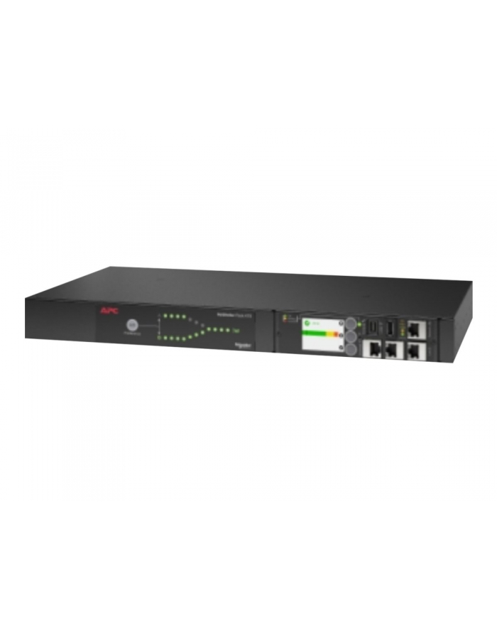 apc Przełącznik źródeł zasilania AP4423A Rack ATS, 230V, 16A, wejście C20, wyjścia 8x C13, 1x C19 główny