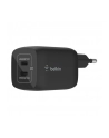 belkin Podwójna ładowarka ścienna 65W USB-C GAN z  PPS czarna - nr 19