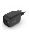 belkin Podwójna ładowarka ścienna 65W USB-C GAN z  PPS czarna - nr 22
