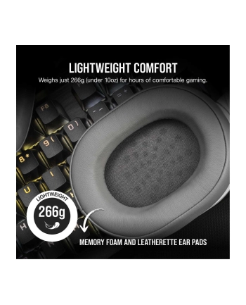 corsair Zestaw słuchawkowy bezprzewodowy HS55 biały