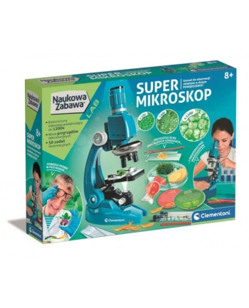 Clementoni Naukowa zabawa. Super mikroskop 50755 nr 1