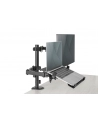 digitus Uchwyt biurkowy na monitor z uchwytem na notebooka 1xLCD 32' 9kg, 1xNotebook 15,4' 4kg - nr 12