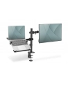 digitus Uchwyt biurkowy na monitor z uchwytem na notebooka 1xLCD 32' 9kg, 1xNotebook 15,4' 4kg - nr 16