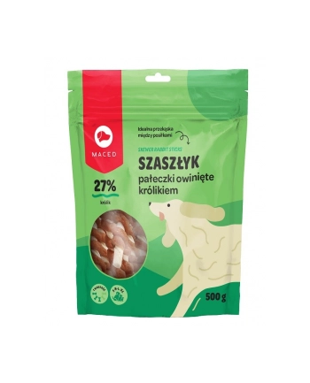 MACED Przysmak pałeczki wołowe z królikiem 500g nr 1