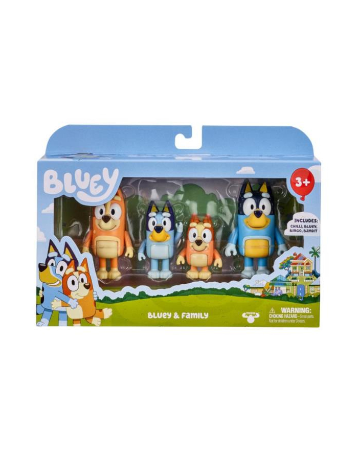 tm toys Bluey Figurki 4-pak Rodzinka 13009 główny