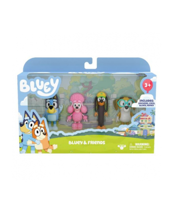 tm toys Bluey Figurki 4-pak Przyjaciele 13014