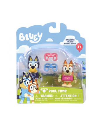 tm toys Bluey Czas na basen z figurkami Bluey i Bingo 13039