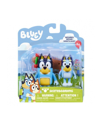 tm toys Bluey Jazda na deskorolce figurki 2-pak 13042