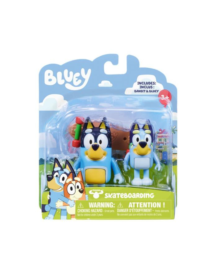 tm toys Bluey Jazda na deskorolce figurki 2-pak 13042 główny