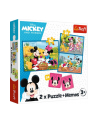 Puzzle 2w1 + memos Poznaj bohaterów Disney 93344 Trefl - nr 1