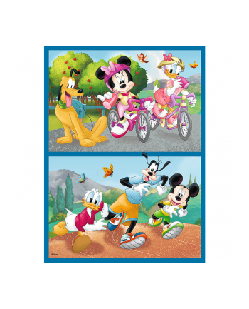 Puzzle 2w1 + memos Poznaj bohaterów Disney 93344 Trefl nr 1