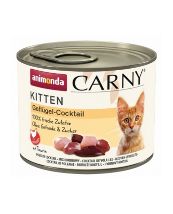 ANIMONDA Carny Kitten smak: koktajl drobiowy 200g