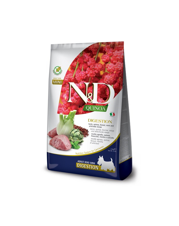 FARMINA N'D QUINOA DOG DIGESTION ADULT MINI 800g główny