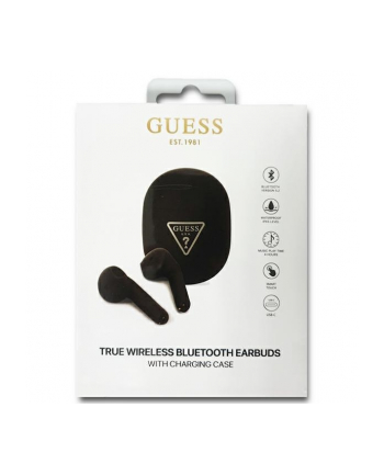 guess Sluchawki Bluetooth TWS GUTWST82TRK Black