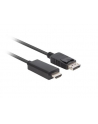 lanberg Kabel DisplayPort (M) V1.1 -> HDMI (M) 1m czarny - nr 14