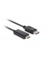 lanberg Kabel DisplayPort (M) V1.1 -> HDMI (M) 5m czarny - nr 12