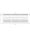 ALANTEC PATCH PANEL STP KAT5E 24 PORTY LSA 05U - nr 2