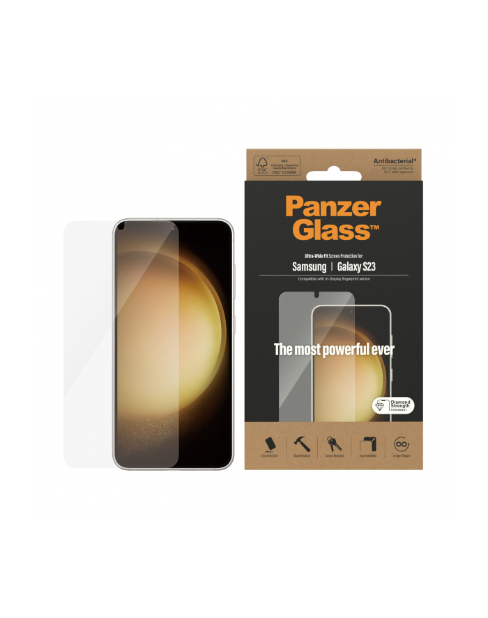 panzerglass Szkło hartowane Ultra-Wide FIT Samsung S23 S911 główny