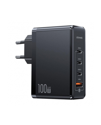 usams Ładowarka sieciowa GaN 100W PD 3xUSB-C/ USB T50