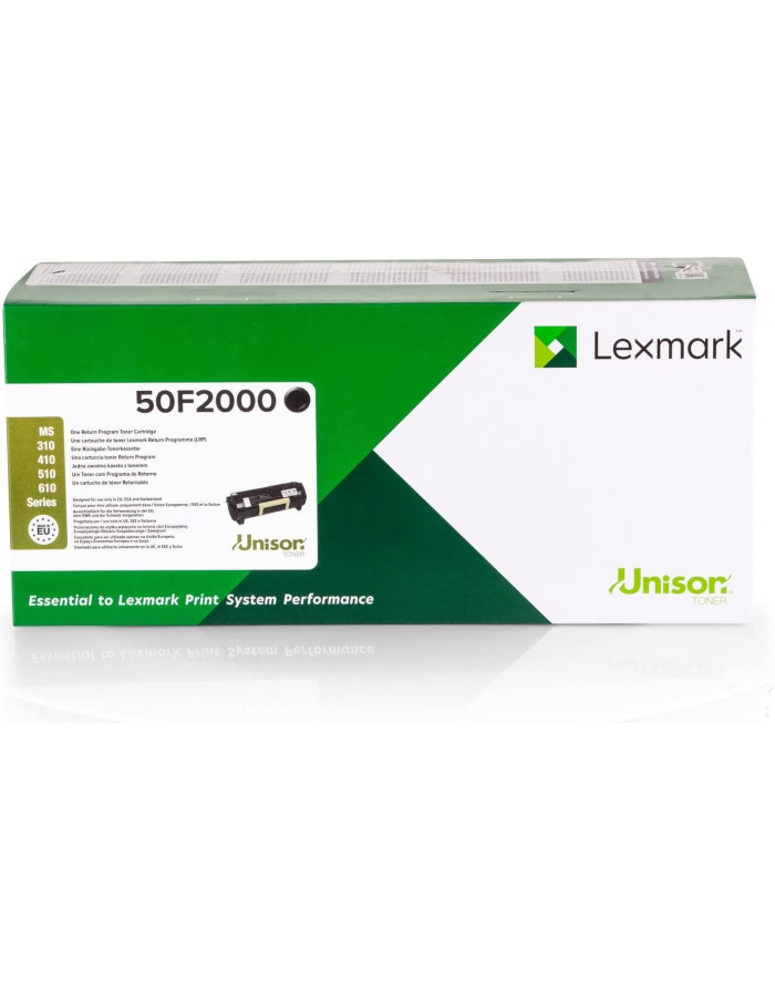 Lexmark Toner 50F2000 Black główny