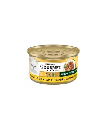 purina nestle Purina GOURMET GOLD Succulent Delights Kurczak 85g nr 2