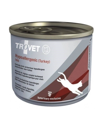 Trovet Hypoallergenic TRD 200 g ześwieżym indeykiem  dla kotów nr 1