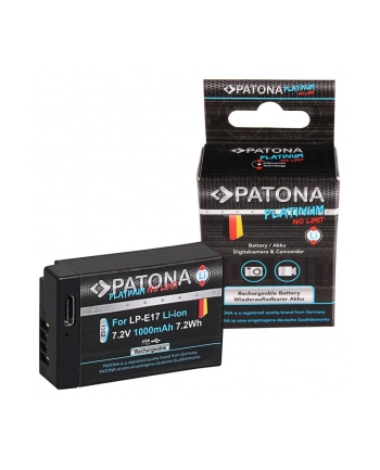 Akumulator Patona Platinum LP-E17 z USB-C do Canona nr 1