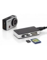 digitus Czytnik kart 5-portowy USB 3.0 SuperSpeed, All-in-one, Czarno-srebrny - nr 16