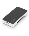 digitus Czytnik kart 5-portowy USB 3.0 SuperSpeed, All-in-one, Czarno-srebrny - nr 18