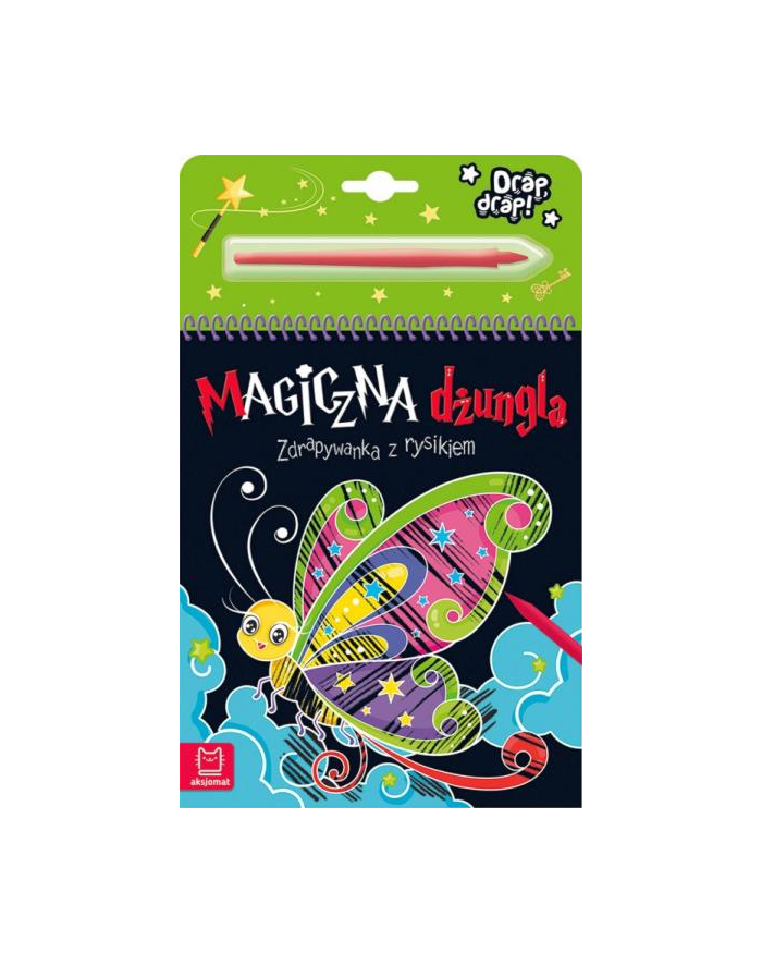 aksjomat Magiczna dżungla. Zdrapywanka z rysikiem główny