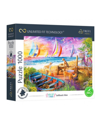 Puzzle 1000el Sailboats view / Widok żaglówek 10697 Trefl