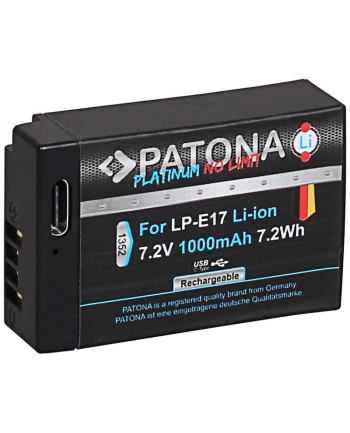 Akumulator Patona Platinum LP-E17 z USB-C do Canona