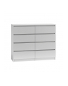 top e shop M8 MALWA KOMODA 120CM 8 SZUFLAD BIAŁY - nr 7