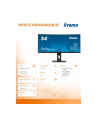 iiyama Monitor 34 cale XCB3494WQSN-B5 VA,UWQHD,1500R,USB-cDock,KVM,HAS(150mm) - nr 4