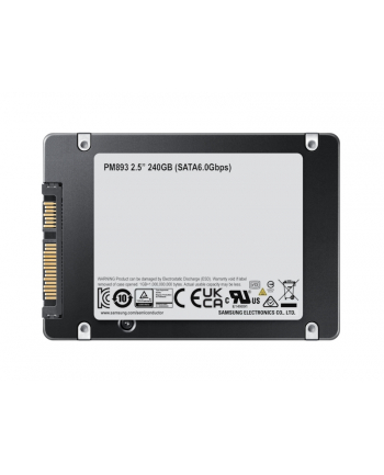 samsung Dysk SSD DCT PM893 240GB MZ7L3240HCHQ-00W07