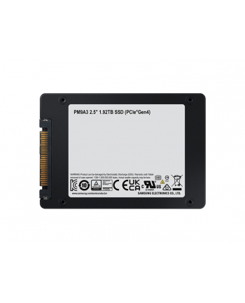 samsung Dysk SSD PM9A3 U.2DCT 1920GB MZQL21T9HCJR-00W07 NVMe