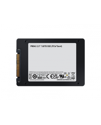 samsung Dysk SSD PM9A3 U.2DCT 7680GB MZQL21T9HCJR-00W07