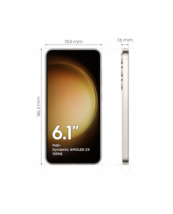 Smartfon Samsung Galaxy S23 (S911) 5G 8/128GB Cream