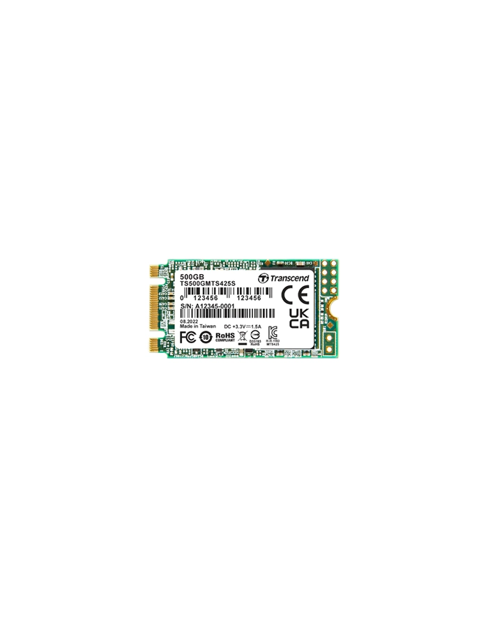 TRANSCEND 500GB M.2 2242 SSD SATA3 B+M Key TLC główny