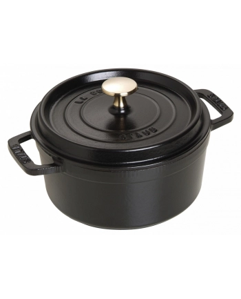 staub Garnek żeliwny okrągły 1.7l La Cocotte, czarny nr 1