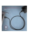 axagon BUMM3-AM10AB Kabel Micro-B USB  USB-A 3.2 Gen 1, 1m, 3A, ALU, PVC Czarny - nr 23