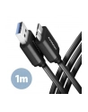 axagon BUMM3-AM10AB Kabel Micro-B USB  USB-A 3.2 Gen 1, 1m, 3A, ALU, PVC Czarny - nr 28
