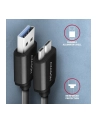 axagon BUMM3-AM10AB Kabel Micro-B USB  USB-A 3.2 Gen 1, 1m, 3A, ALU, PVC Czarny - nr 32
