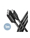 axagon BUMM3-CM10AB Kabel Micro-B USB,  USB-C 3.2 Gen 1, 1m, 3A, ALU, PVC Czarny - nr 28