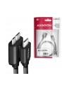 axagon BUMM3-CM10AB Kabel Micro-B USB,  USB-C 3.2 Gen 1, 1m, 3A, ALU, PVC Czarny - nr 34